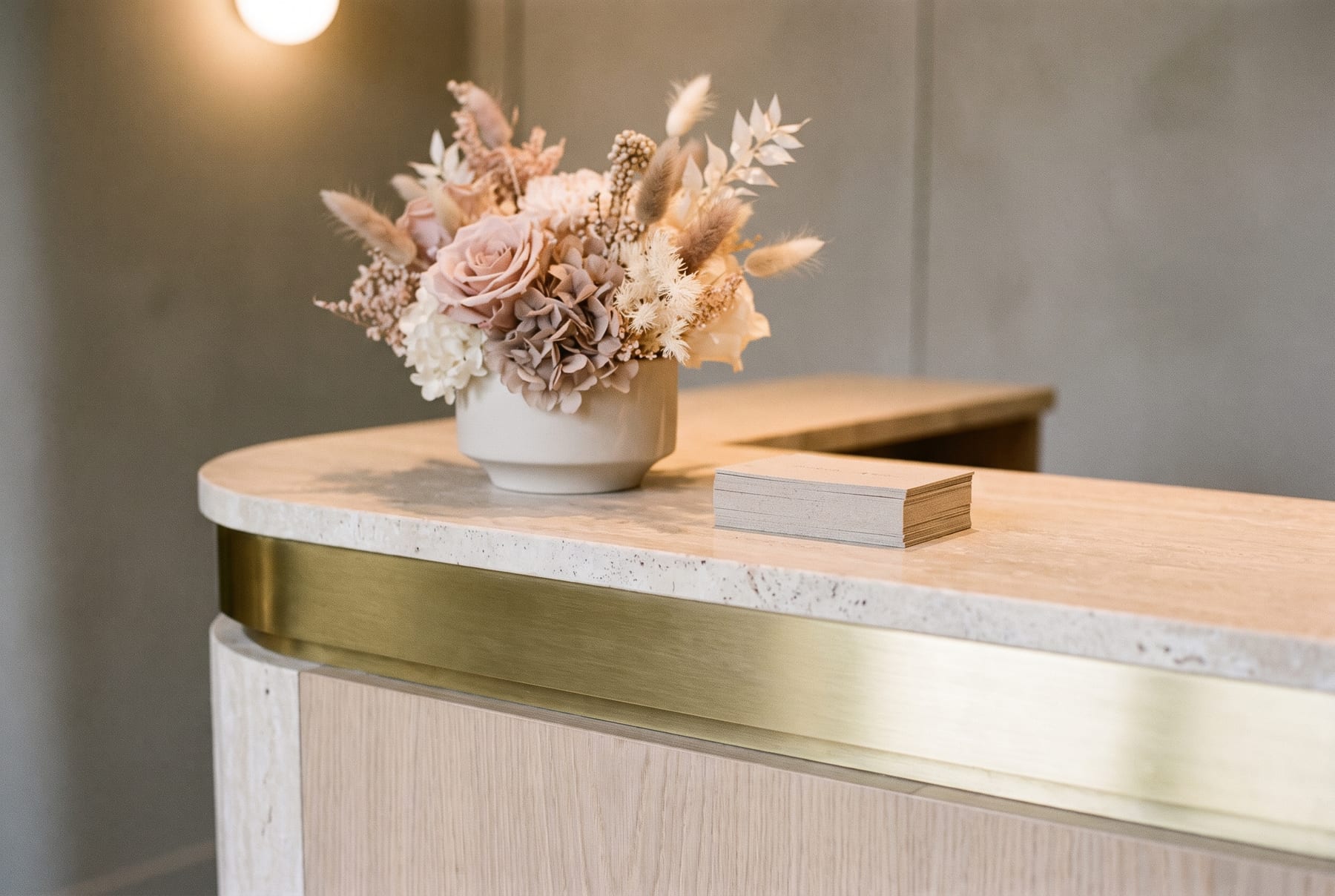 The reception at Salz Hair & Aesthetics